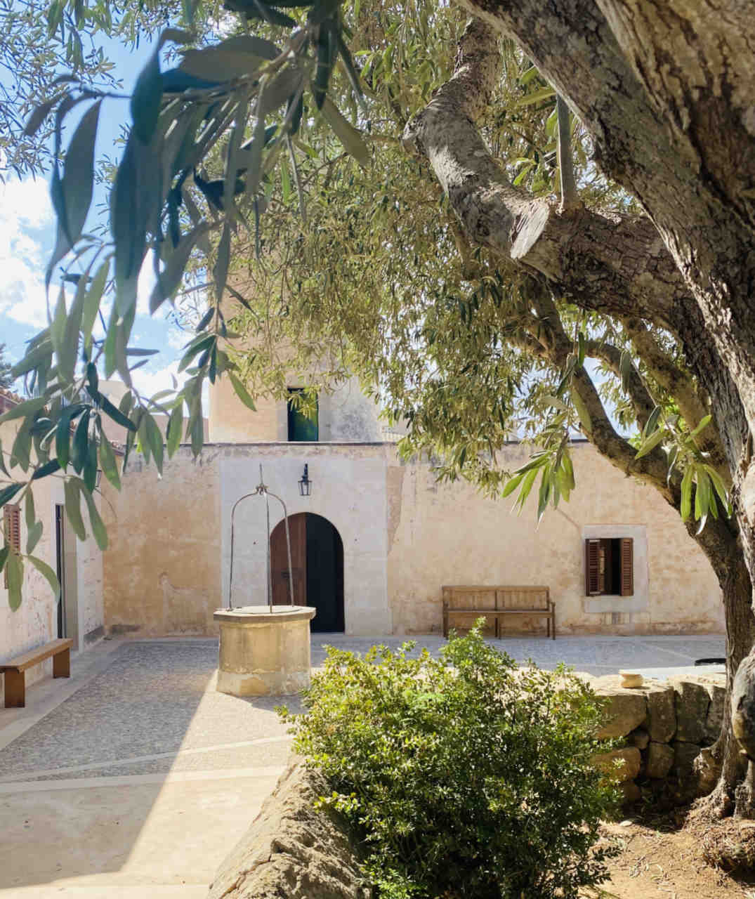 Picture of the courtyard of the SanMOLINO mill in Santanyi / Mallorca
